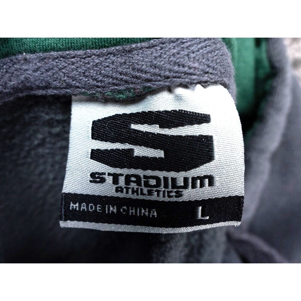Oregon Ducks Hoodie Mens Large Gray Sweatshirt Embroidered Stadium Athletics - Picture 2 of 11